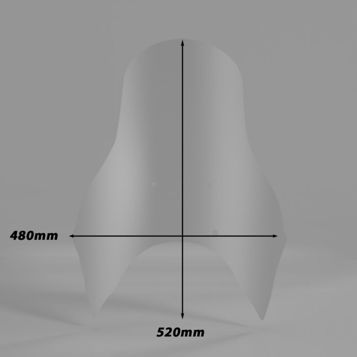 Royal Enfield Himalayan 450 - High Protection Windshield