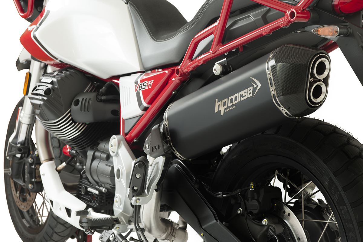 Moto Guzzi V85 TT - HP Corse SPS CARBON BLACK