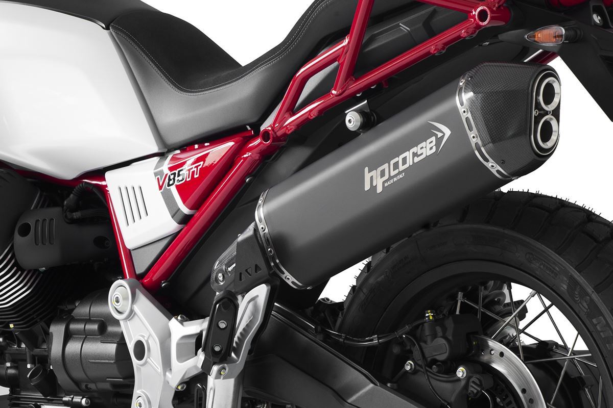 Moto Guzzi V85 TT - HP Corse SPS CARBON BLACK