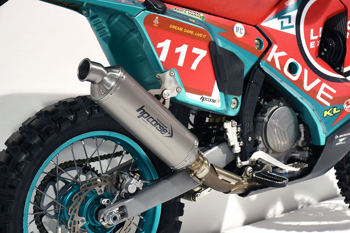 Kove 450 Rally - HP Corse SP-2 400 TITANIUM