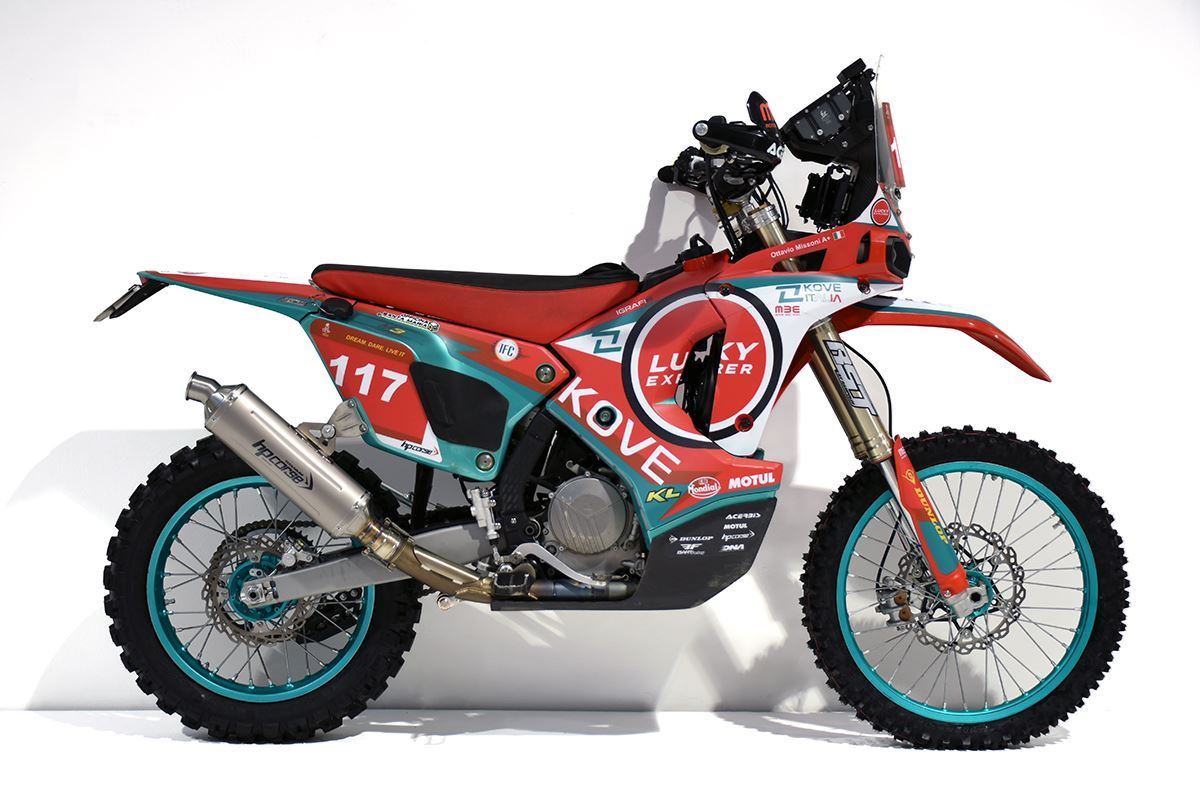 Kove 450 Rally - HP Corse SP-2 400 TITANIUM