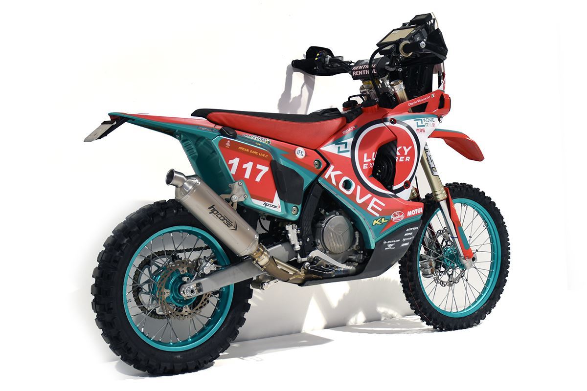 Kove 450 Rally - HP Corse SP-2 400 TITANIUM