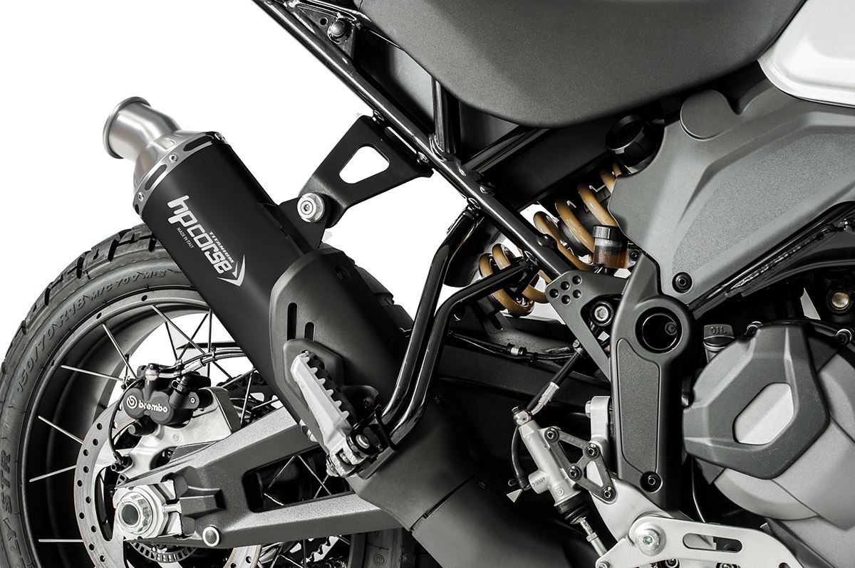 Ducati DesertX 950 - HP Corse SP-1 EVO SHORT BLACK TITANIUM