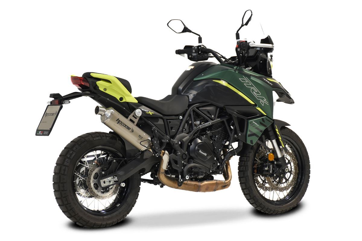 HP Corse SP-2 350 Titanium slip-on exhaust for Benelli TRK 702/702X - product image 1