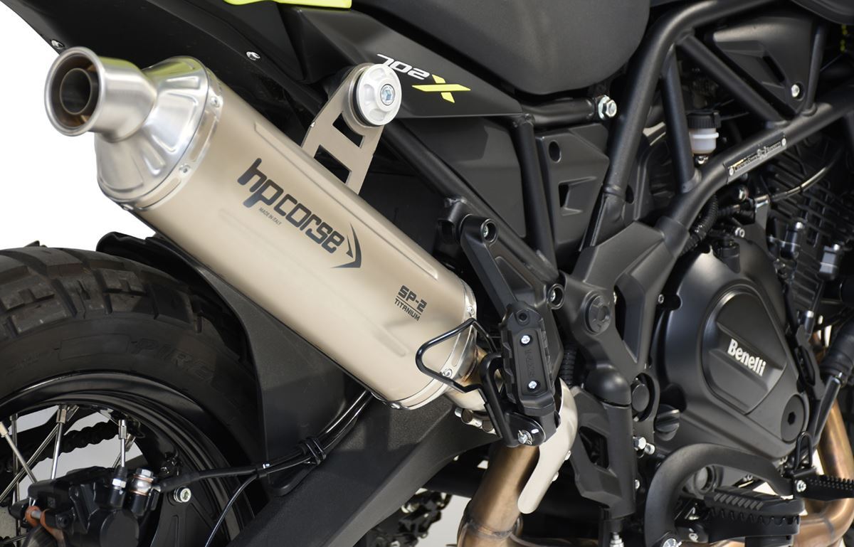HP Corse SP-2 350 Titanium slip-on exhaust for Benelli TRK 702/702X - product image 4