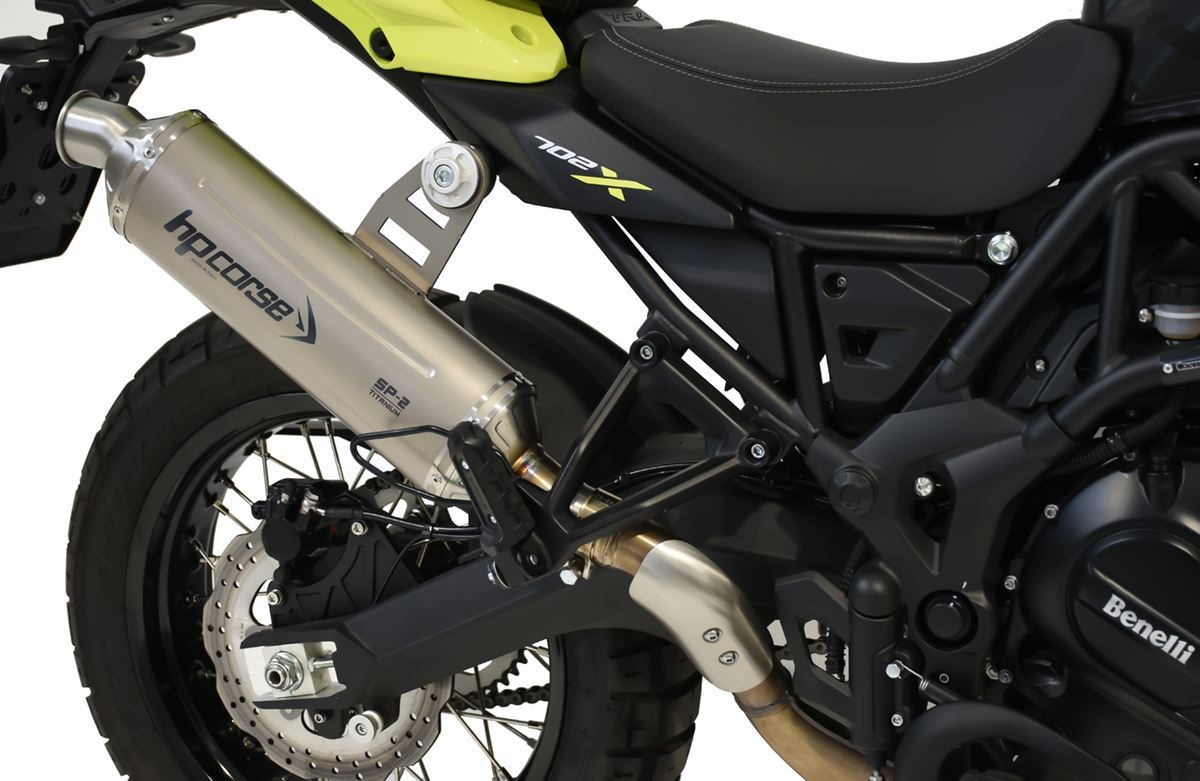 HP Corse SP-2 350 Titanium slip-on exhaust for Benelli TRK 702/702X - product image 5