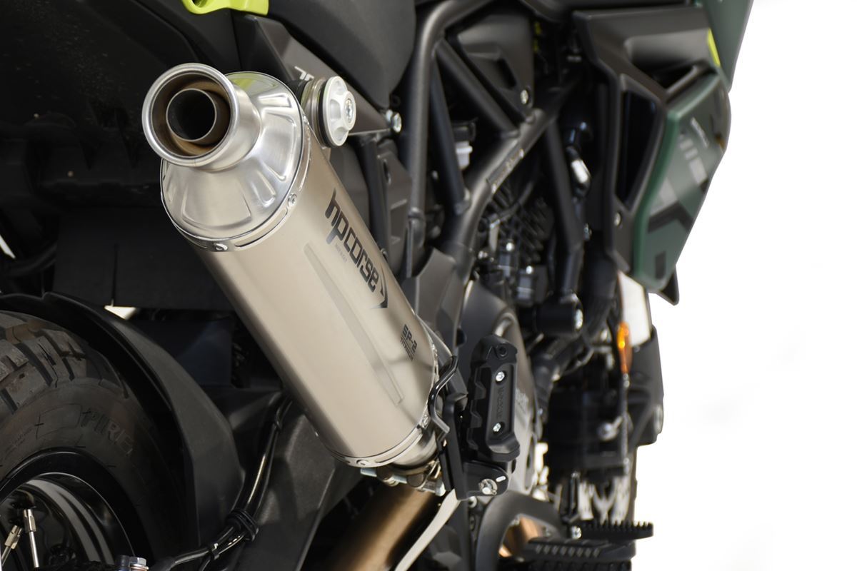 HP Corse SP-2 350 Titanium slip-on exhaust for Benelli TRK 702/702X - product image 6