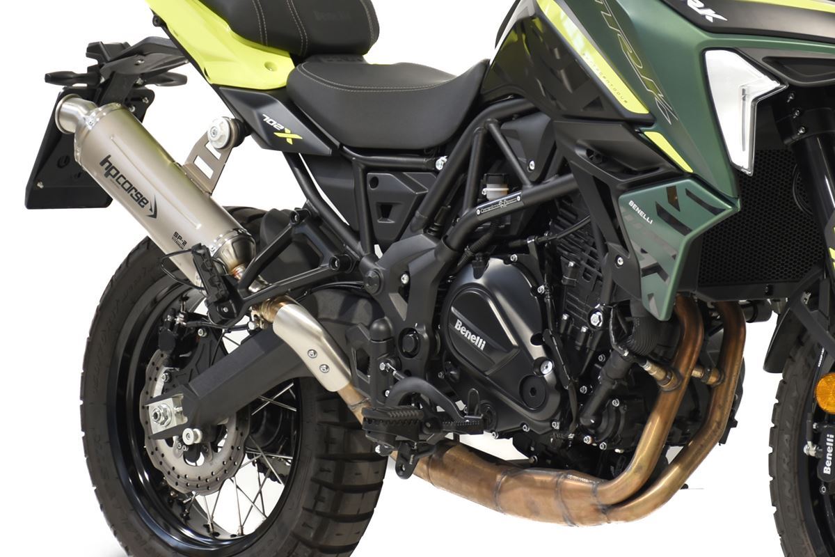 HP Corse SP-2 350 Titanium slip-on exhaust for Benelli TRK 702/702X - product image 7