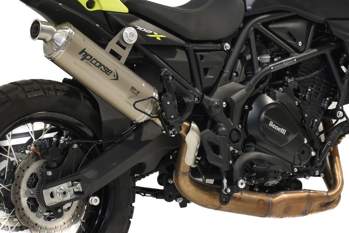 HP Corse SP-2 350 Titanium slip-on exhaust for Benelli TRK 702/702X - product image 8