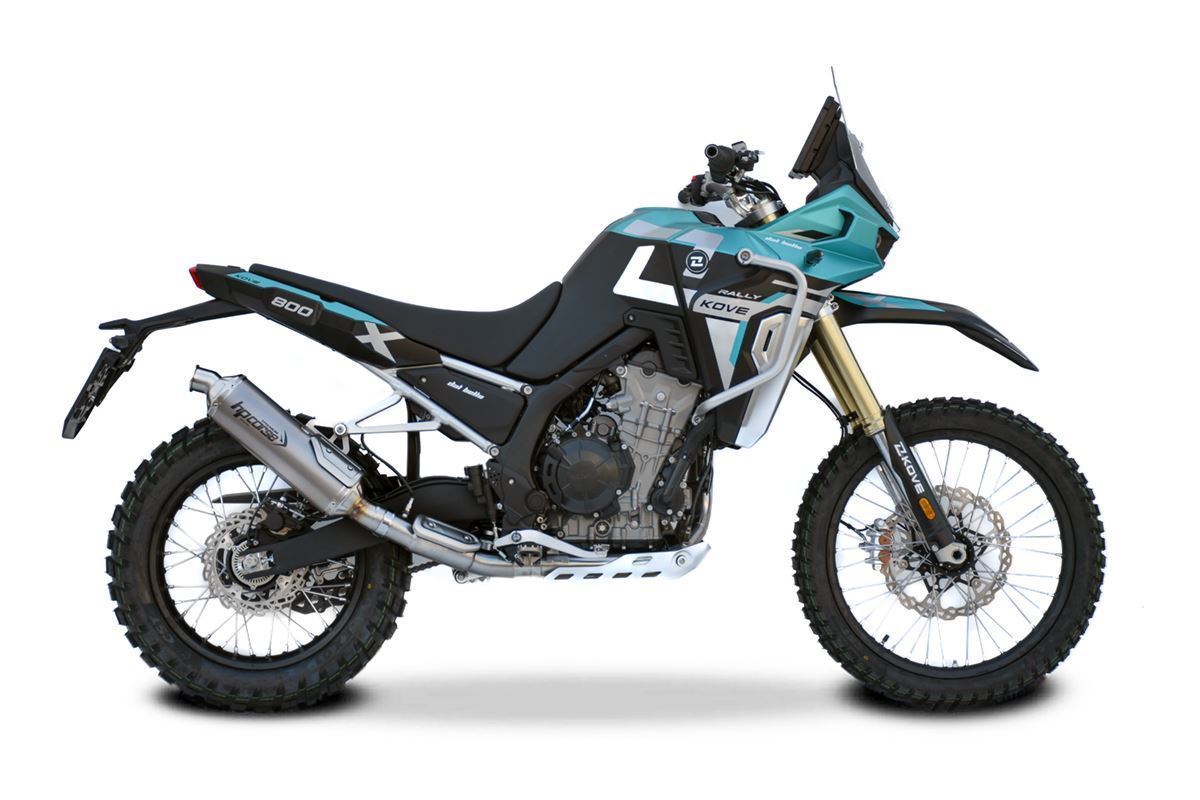 Kove 800X Rally Pro - HP Corse SP-1 350 EVO TITANIUM