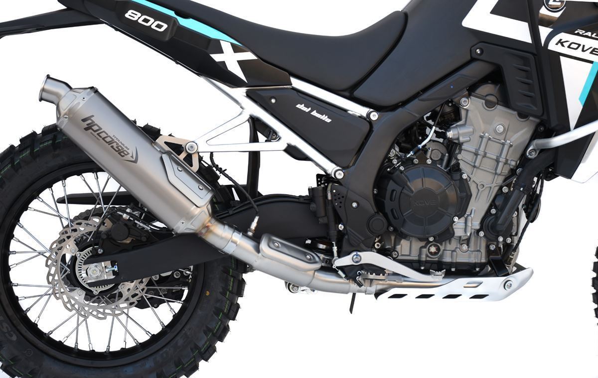 Kove 800X Rally Pro - HP Corse SP-1 350 EVO TITANIUM