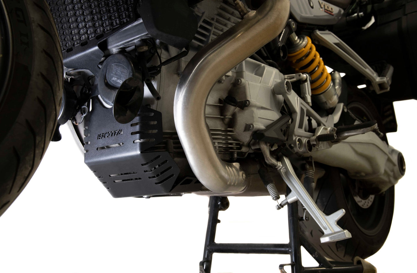 Moto Guzzi V100 Mandello S - Aluminum Under-Engine Protection