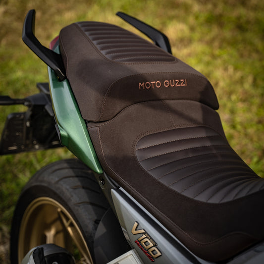 Moto Guzzi V100 Mandello - Seat Cover Brown