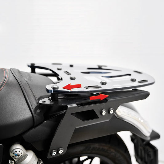 Moto Guzzi Audace - Rear Smoked Clear Luggage Rack In PMMA