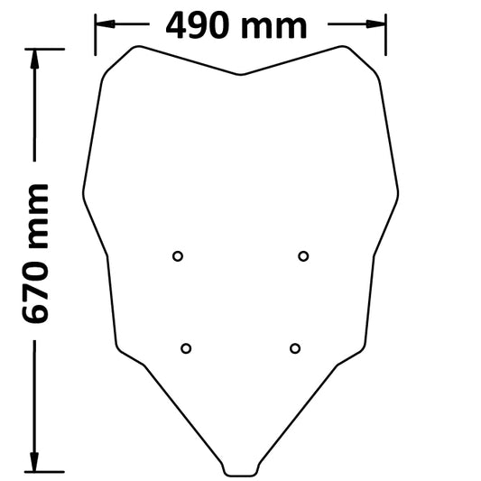 BMW F 900 - Windshield High
