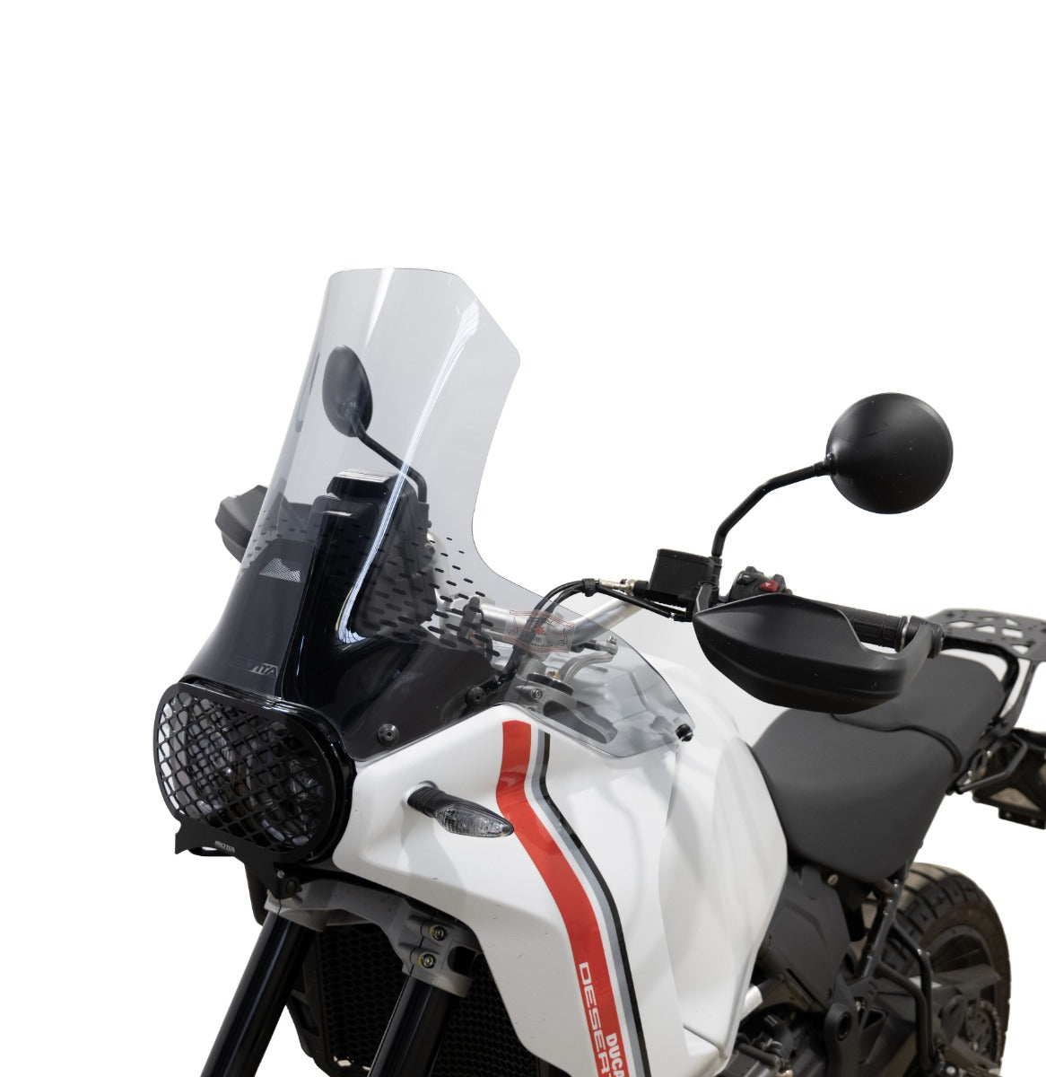 Ducati DesertX - High Windshield With Side Spoilers