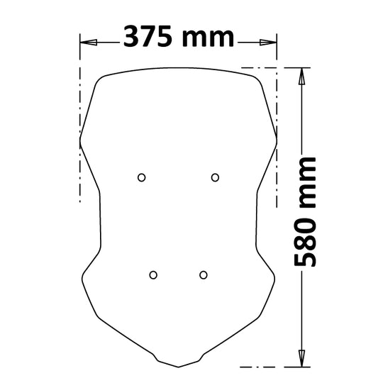 Yamaha Tracer 700  - Windshield Touring High Protection