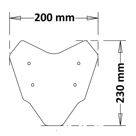 Yamaha MT-07 - Windshield Sport Fly