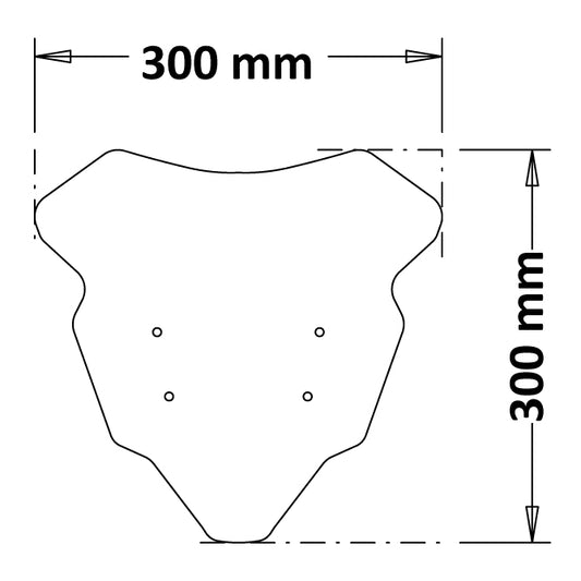 Yamaha MT-07 - Windshield Touring