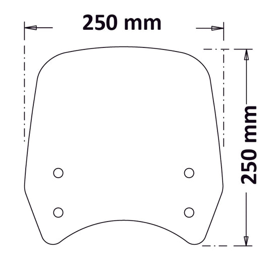 Royal Enfield Meteor 350 Fireball - Windshield