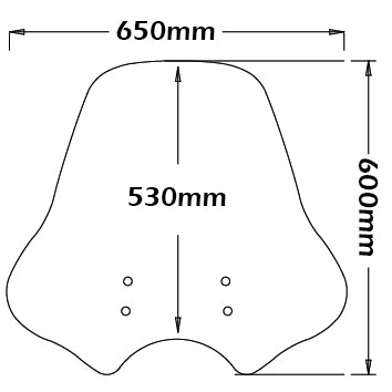 Moto Guzzi V7 III Stone E5 - Windshield Maxi
