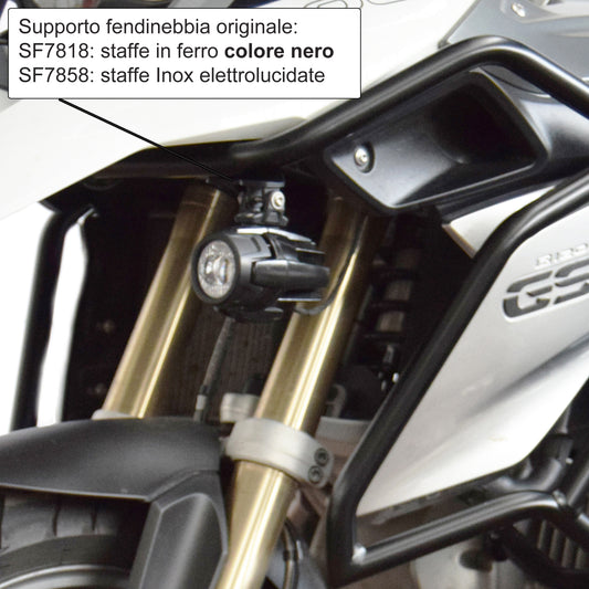 BMW R 1200 GS LC STD - Black Painted Iron Fog Light Bracket