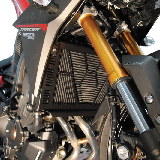 Yamaha Tracer 900 - Black Textured Aluminum Radiator Guard