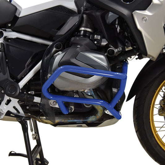 BMW R 1250 GS - Lower Engine Protection Bars In Blue Textured Iron