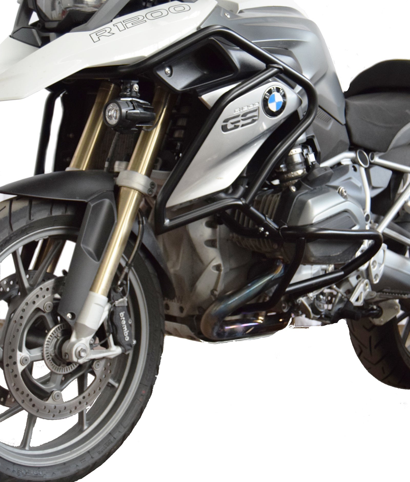 BMW R 1200 GS LC - Protection Pipes Upper Iron Painted Black